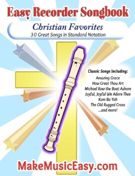 Recorder Book - Christian Favorites by Make Music Easy | TPT