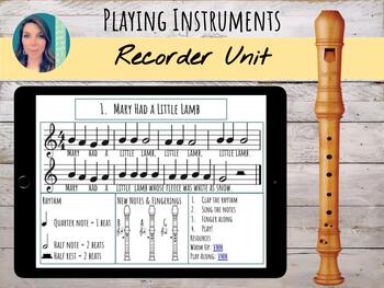 Preview of Recorder Unit | 10 Songs, Practice, Notes Home, Assessment, Rubric, & Awards