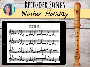 Preview of Recorder Winter Holiday Song Book, Rubric, Awards, & Fingering Chart