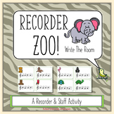 Recorder Zoo-Write the Room