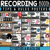 Recording Tips Posters for Bulletin Boards, Booths, and Corners