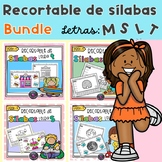 Recortable de sílabas directas bundle