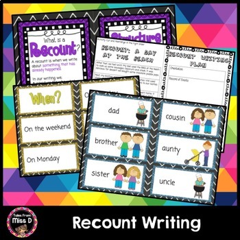 Preview of Recount Writing