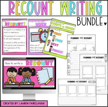 Preview of Recount Writing Bundle