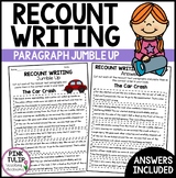 Recount Writing - Paragraph Jumble Up