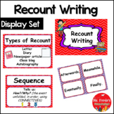 Recount Writing Poster Set