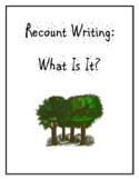 Recount Writing: What Is It?