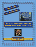 Recreate Van Gogh's Starry Night: Mural Project/Grid Art Lesson