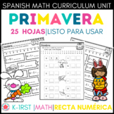 Recta Numérica Easter Primavera Números 1 al 20 Number Line