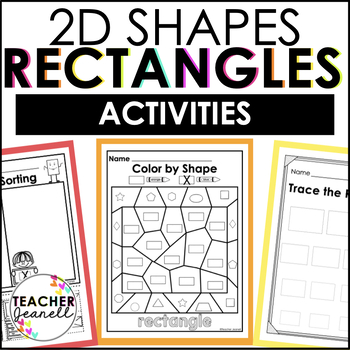 Shapes Printable Worksheet: Rectangle Shape Cutouts ❤ liked on