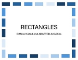 Rectangle ADAPTED Activities | Special Education | Shapes 