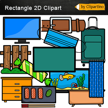 rectangle objects pictures clipart