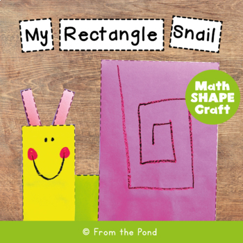 Preview of Rectangle Snail Shape Craft