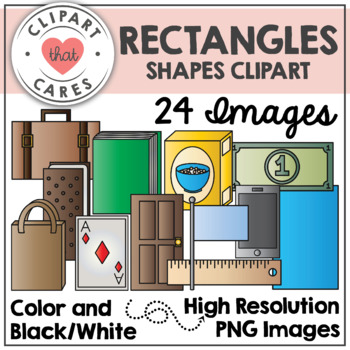 Rectangles Shapes Clipart by Clipart That Cares by Clipart That Cares