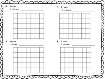 Arrays Activity by Beth Kelly | Teachers Pay Teachers