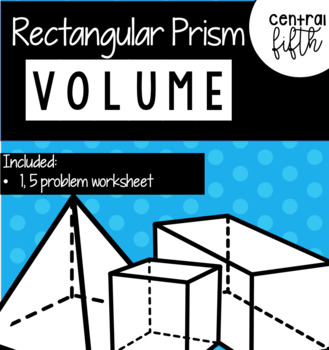 Preview of Rectangular Prism Volume