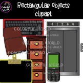 Rectangular objects clipart