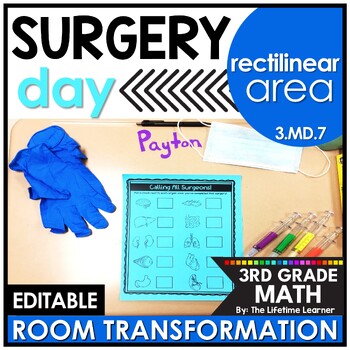 Preview of Area of Composite Figures Doctor Surgery Room Transformation Rectilinear Area