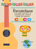 Recuérdame --- a Cloze Activity and Vocabulary Boxes from 