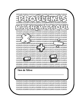 Recueil de problèmes mathématiques by Les Trombones | TPT