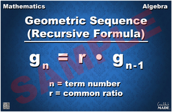recursive geometric sequence formula