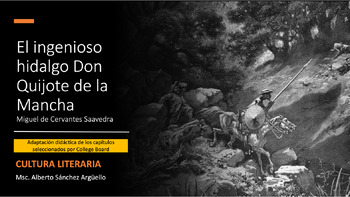Preview of Recurso didáctico El ingenioso hidalgo Don Quijote de la Mancha