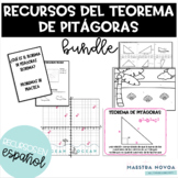 Recursos del teorema de Pitágoras en español | BUNDLE