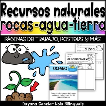 Preview of Recursos naturales rocas agua tierra