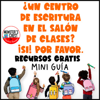 Preview of Centro de escritura Mini Guía Spanish Literacy Recursos en español gratis