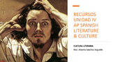 Paquete de recursos unidad IV: Romanticismo, realismo y na