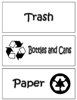 Preview of Recycle Bin Labels