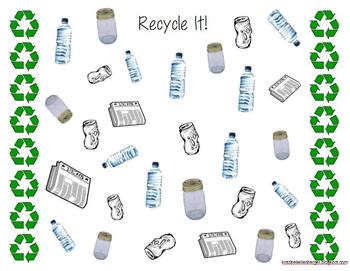 Preview of Recycle It! Tally Activity