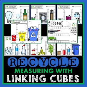 Preview of Recycle Measuring with Linking Cubes