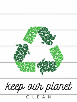 Preview of Recycle Poster-Shiplap/Farmhouse Themed
