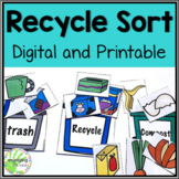 Recycle Sort  DIGITAL AND PRINTABLE
