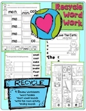 Recycle Word Work
