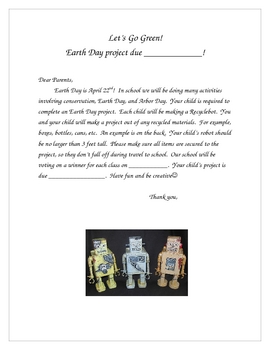 Preview of Recyclebot project for Earth Day!