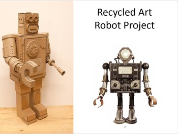 Preview of Recycled Art Junk Robot Presentation