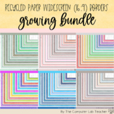 Recycled Paper Widescreen (16:9) Border Growing Bundle