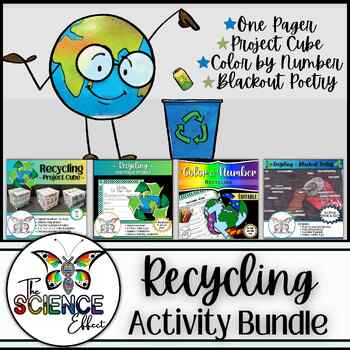 Preview of Recycling Activity Bundle ~ Earth Day