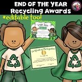 Recycling Awards End of the Year Editable