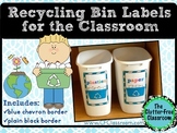 Recycling Bin Labels (EDITABLE): Create Custom Bins for Yo