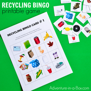 Preview of Recycling Bingo Printable Game