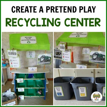 Preview of Recycling Center and Repair Clinic Dramatic Play Pack Pre-K