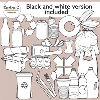 Kitchen Utensils Clip Art by Caroline C Illustration