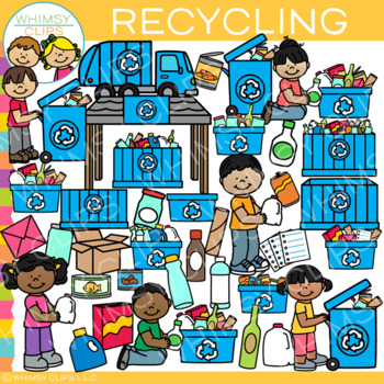 Preview of Recycling Clip Art {Earth Day Clip Art}