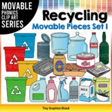 Recycling Clip Art Movable Pieces Set 1