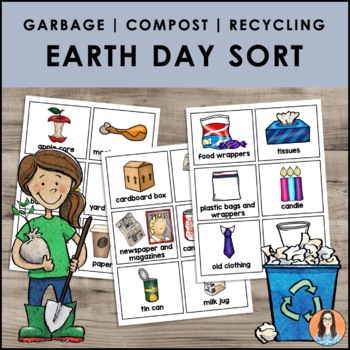 Preview of Recycling, Compost, Garbage Sorting Cards