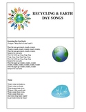 Recycling & Earth Day Song Book