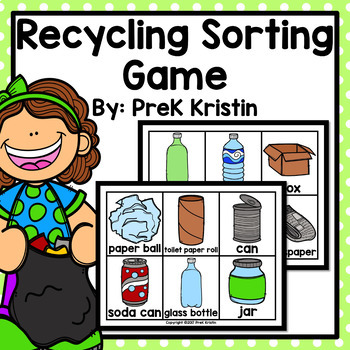 Preview of Recycling (Earth Day) Sorting Game